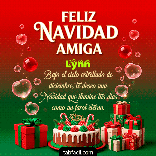 Feliz Navidad Amiga Feliz Navidad Lynn