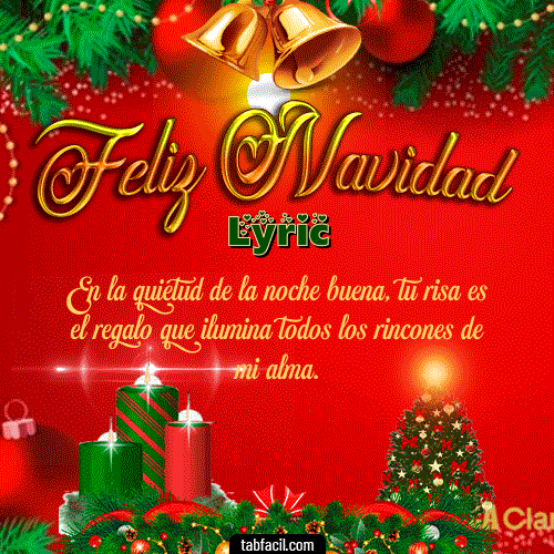 Ver GIF de Feliz Navidad GIF de Lyric - Feliz Navidad