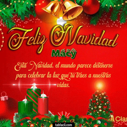 GIF de Macy - Feliz Navidad