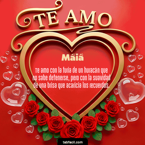 GIF de Maia - Te Amo