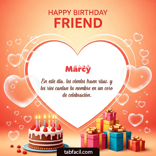GIF de Marcy - Happy Birthday Friend
