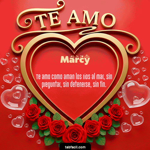 GIF Animado de Feliz Dia Amor para Marcy - Te Amo