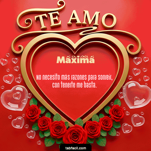 Gif Te Amo Feliz Dia Amor Maxima