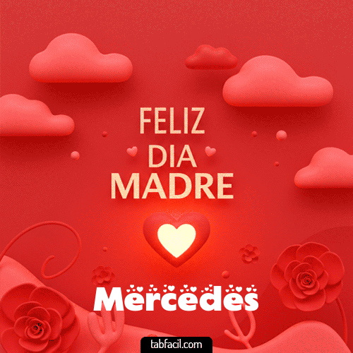 Gif Feliz Día Madre Mercedes