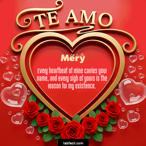 GIF de Mery - Te Amo