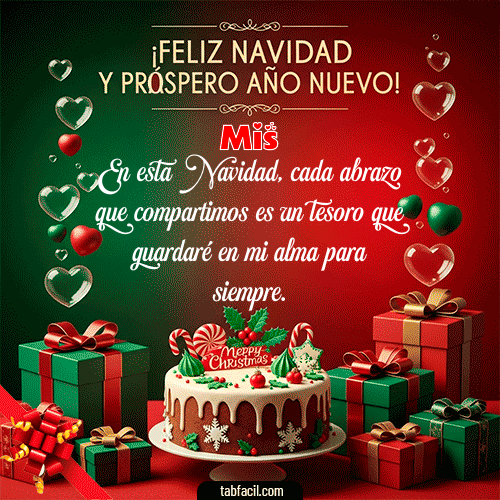 GIF de Mis - Feliz Navidad y Próspero Año Nuevo