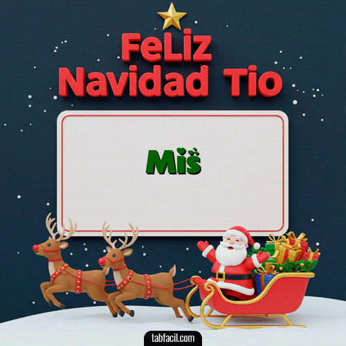 GIF de Mis - Feliz Navidad Tío