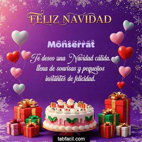 🎅 Merry Christmas Feliz Navidad Monserrat