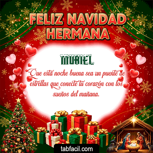 Feliz Navidad Hermana Feliz Navidad Muriel