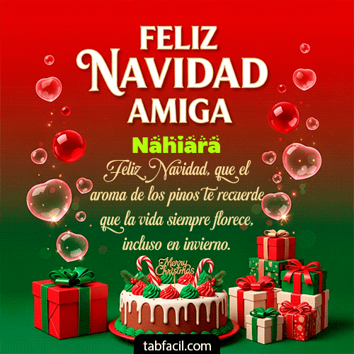 Gif Feliz Navidad Amiga Feliz Navidad Nahiara