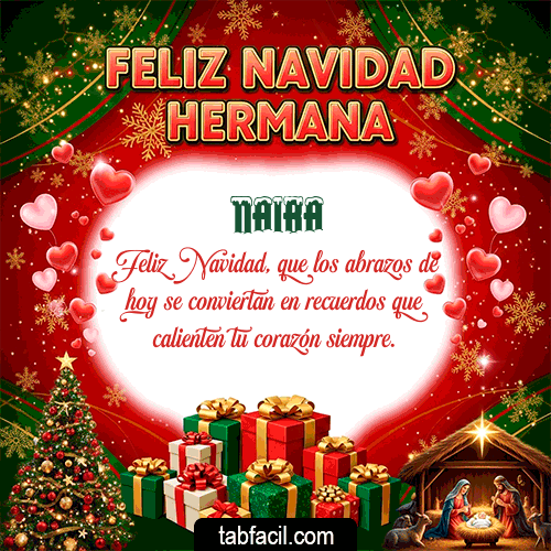 Feliz Navidad Hermana Feliz Navidad Naira