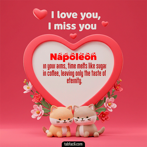 GIF de Napoleon - Te quiero, Te  amo, Te extraño