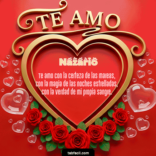 Te Amo Feliz Dia Amor Nazario