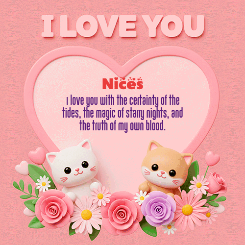 Te Amo!!! Feliz Dia Amor Nices