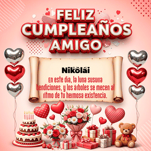 GIF de Nikolai - Feliz Cumpleaños Amigo
