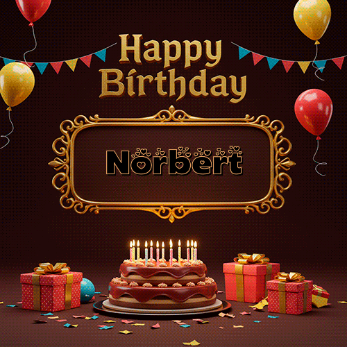 Happy BirthDay Feliz Cumpleaños Norbert