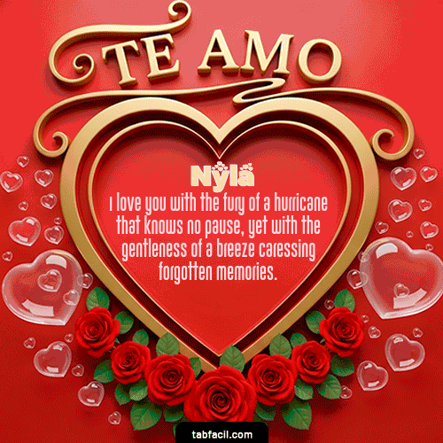 Te Amo Feliz Dia Amor Nyla