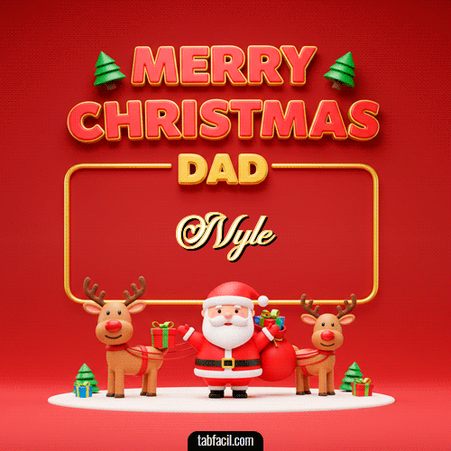 Merry Christmas DAD Feliz Navidad Nyle