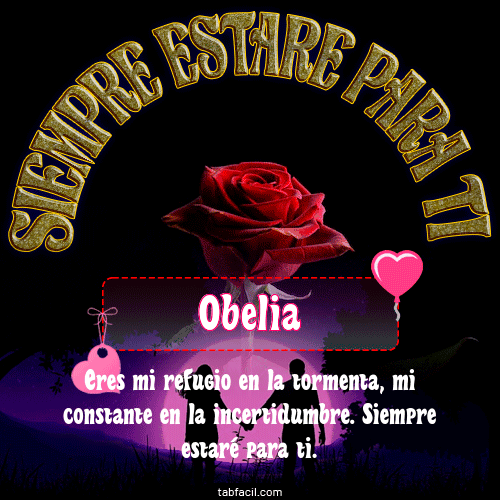 Siempre estaré para tí Obelia