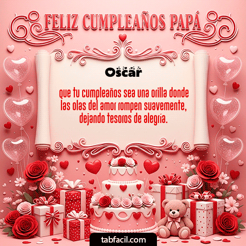 Gif Feliz Cumpleaños Papá Oscar