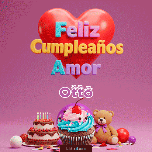 Gif Feliz Cumpleaños Amor Otto