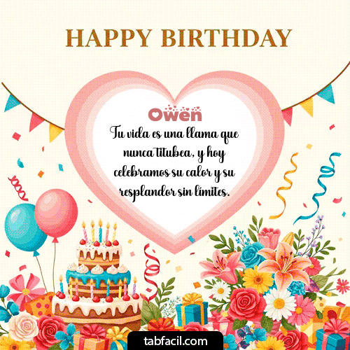 Gif Happy BirthDay Friend! Owen