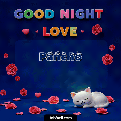 GIF Animado de Buenas Noches para Pancho - Buenas Noches Hada