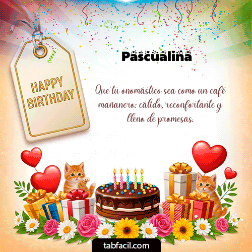 GIF de Pascualina - Happy BirthDay