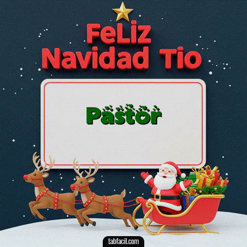 GIF de Pastor - Feliz Navidad Tío