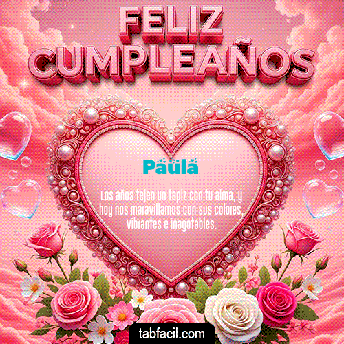 Ver GIF de 🎂 Feliz Cumpleaños GIF de Paula - 🎂 Feliz Cumpleaños