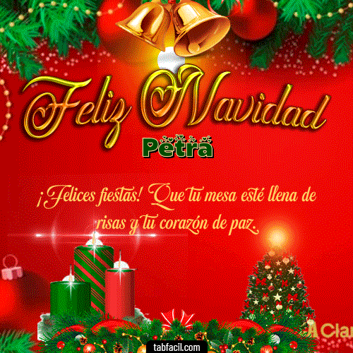 Feliz Navidad Feliz Navidad Petra