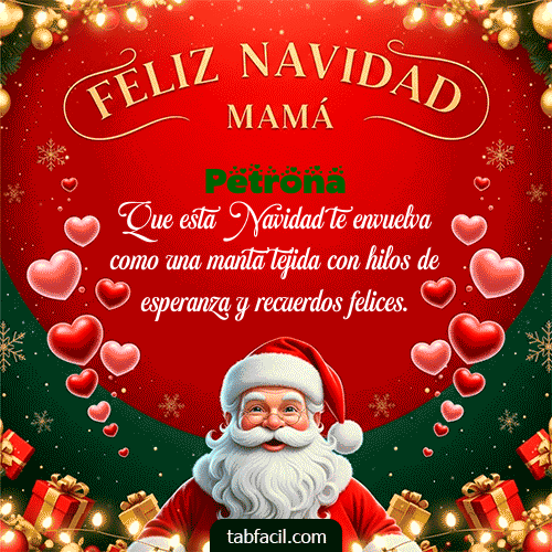 GIF de Petrona - Feliz Navidad Mamá
