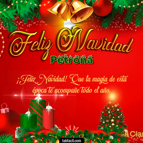 GIF de Petrona - Feliz Navidad