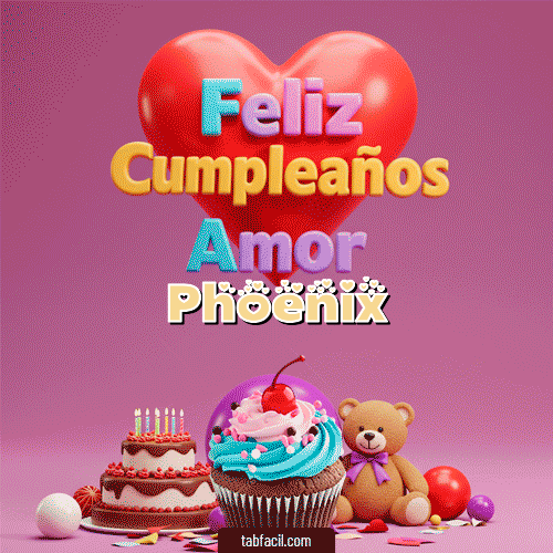 Ver GIF de 💞 Feliz Cumpleaños Amor GIF de Phoenix - 💞 Feliz Cumpleaños Amor