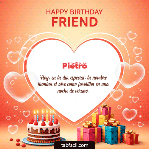 GIF de Pietro - Happy Birthday Friend