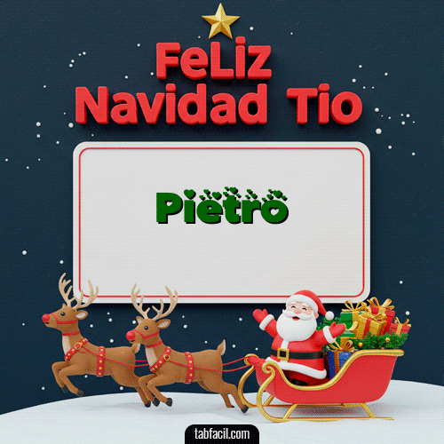 Gif Feliz Navidad Tío Feliz Navidad Pietro