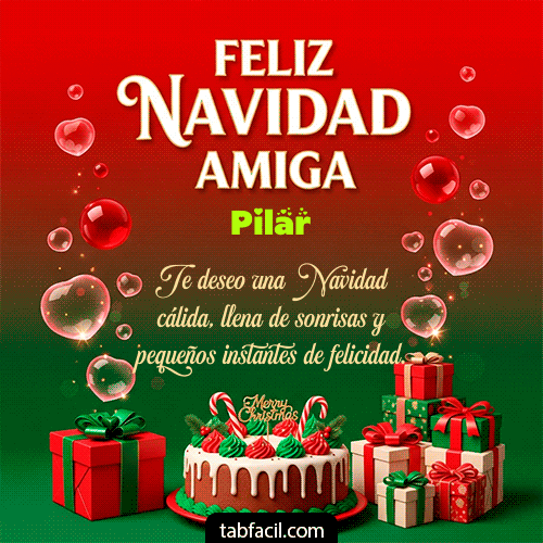 Gif Feliz Navidad Amiga Feliz Navidad Pilar