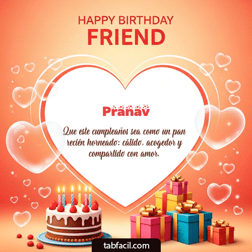 Gif Happy Birthday Friend Pranav