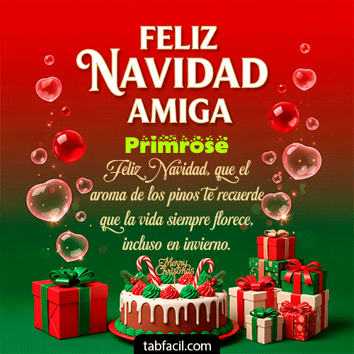 Ver GIF de Feliz Navidad Amiga GIF de Primrose - Feliz Navidad Amiga