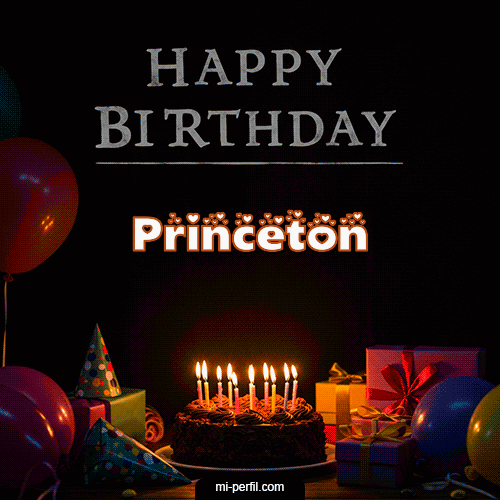 Happy BirthDay Feliz Cumpleaños Princeton