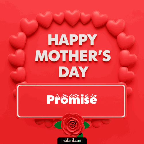 Happy Mother´s  Day Promise