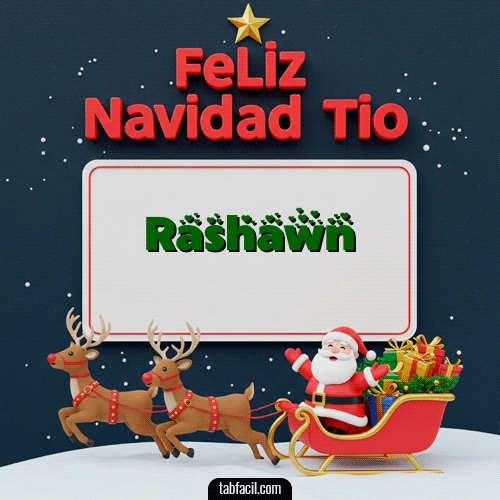 GIF de Rashawn - Feliz Navidad Tío