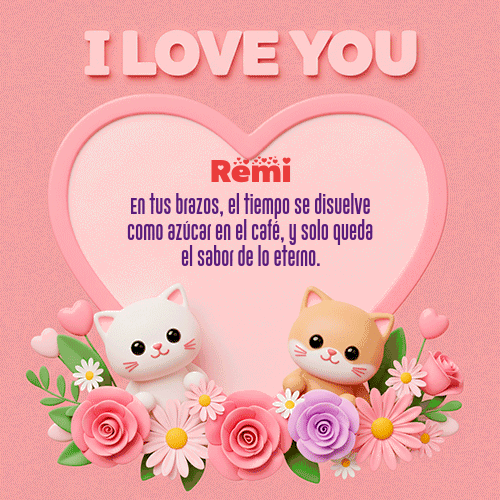 GIF de Remi - Te Amo!!!