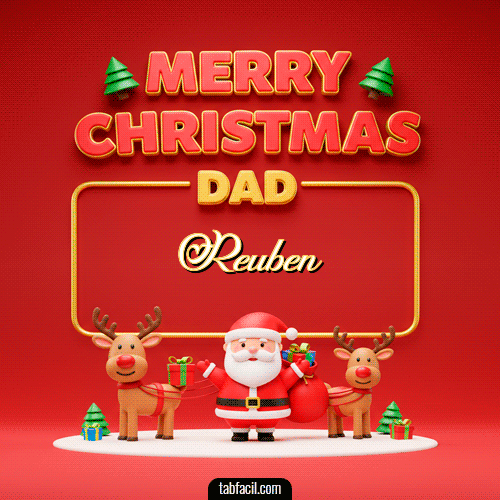 Merry Christmas DAD Feliz Navidad Reuben