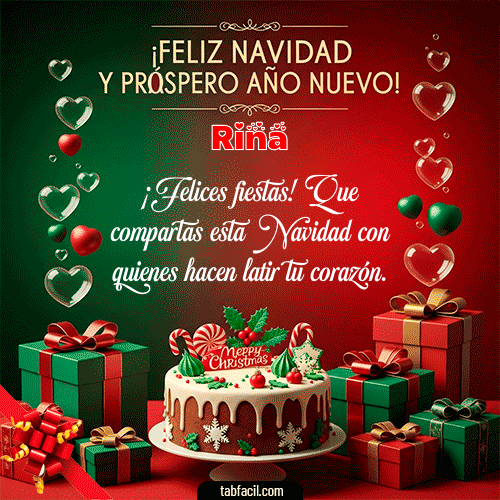 GIF de Rina - Feliz Navidad y Próspero Año Nuevo