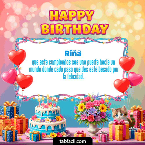 GIF de Rina - Happy BirthDay