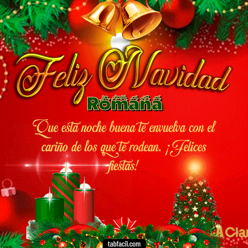 GIF de Romana - Feliz Navidad