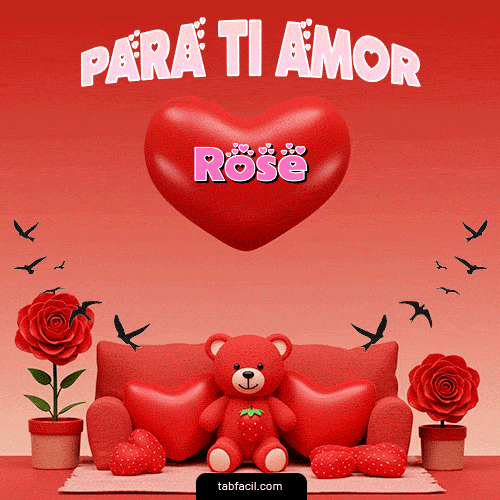 Para tí amor Feliz Dia Amor Rose