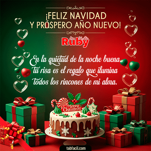 Gif Feliz Navidad y Próspero Año Nuevo Feliz Navidad Ruby