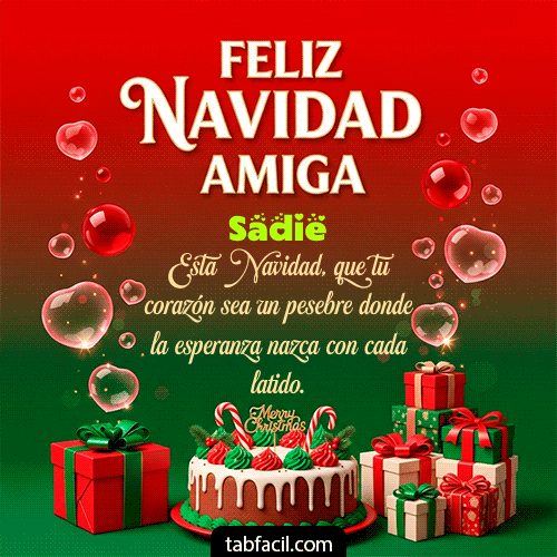 Feliz Navidad Amiga Feliz Navidad Sadie
